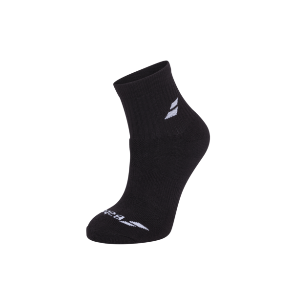 BABOLAT CHAUSSETTES QUARTER 3 PAIRES 5UA1401 NOIR
