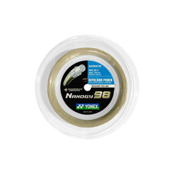 YONEX NANOGY 98 COSMIC GOLD BOBINE 200M